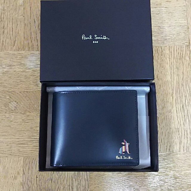 Paul Smith / マーケトリーストライプラビット 2つ折り財布