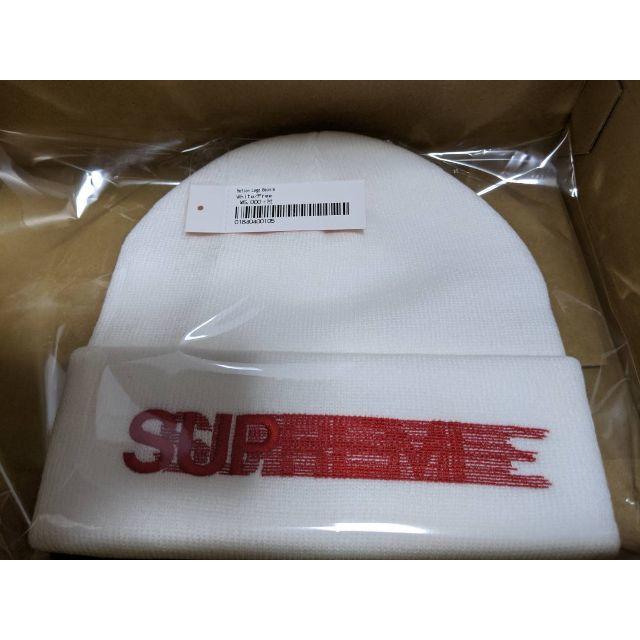 WHITEサイズSupreme Motion Logo Beanie 白