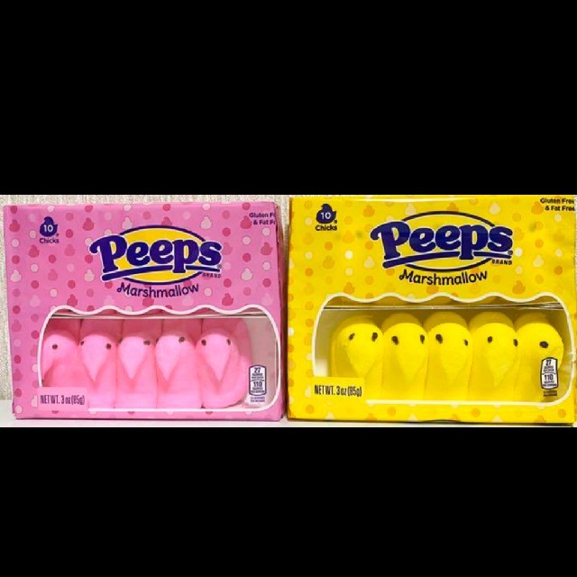 peeps ヒヨコマシュマロ 2つセット 食品/飲料/酒の食品(菓子/デザート)の商品写真