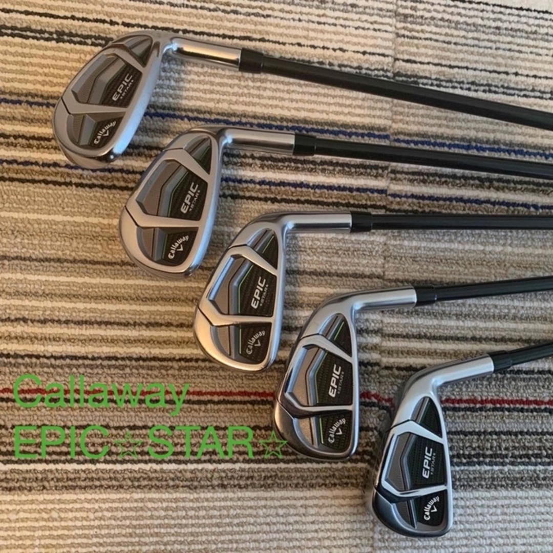 Callaway Golf - 必見‼️CallawayアイアンセットEPICstar⭐︎藤倉