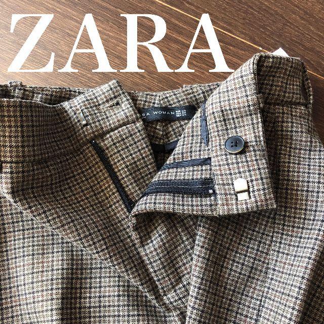 ZARA(ザラ)のZARA センタープレスパンツ レディースのパンツ(クロップドパンツ)の商品写真