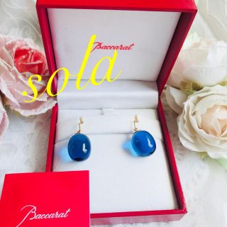 Baccarat - バカラ タンタシオン ピアス 750【k18 】サファイア Baccarat - バカラ タンタシオン ピアス 750【k18 】サファイア