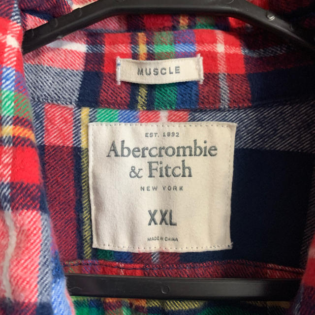 Abercrombie&Fitch(アバクロンビーアンドフィッチ)のアバクロンビー＆フィッチ　ネルシャツ メンズのトップス(シャツ)の商品写真