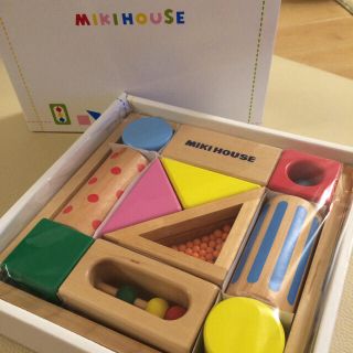 ミキハウス(mikihouse)の値下げ ミキハウス 積み木 新品未使用 (積み木/ブロック)