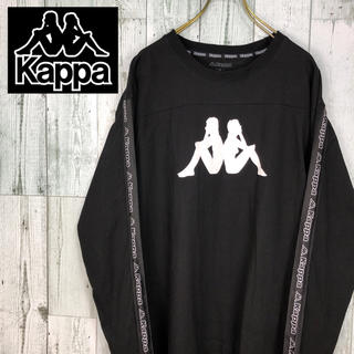 カッパ(Kappa)のKappa ビッグロゴ 袖テープ ロンT(Tシャツ/カットソー(七分/長袖))