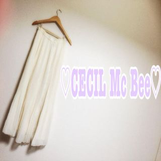 セシルマクビー(CECIL McBEE)のCECILMcBee☆シフォンマキシSK(ロングスカート)