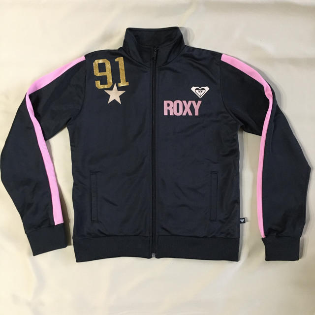 Roxy(ロキシー)のROXY ロキシー ジャージ 上のみ レディース Mサイズ 黒 レディースのトップス(その他)の商品写真