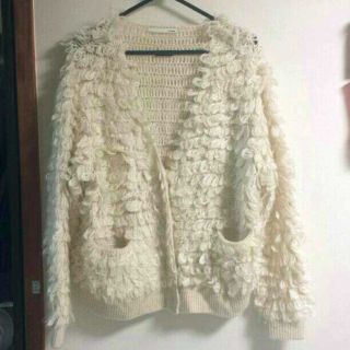 マウジー(moussy)のマウジー ループニットカーディガン(カーディガン)