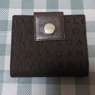 ブルガリ(BVLGARI)のブルガリブルガリ ロゴマニア 二つ折り財布 ブラウン 美品❗️(折り財布)