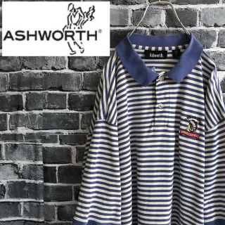 アシュワース(Ashworth)の【moko 様専用】アシュワース　ポロシャツ　ボーダー　半袖(ポロシャツ)