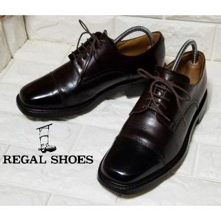 リーガル(REGAL)の【REGAL】リーガル　ストレートチップ24.0cm 黒茶(ドレス/ビジネス)