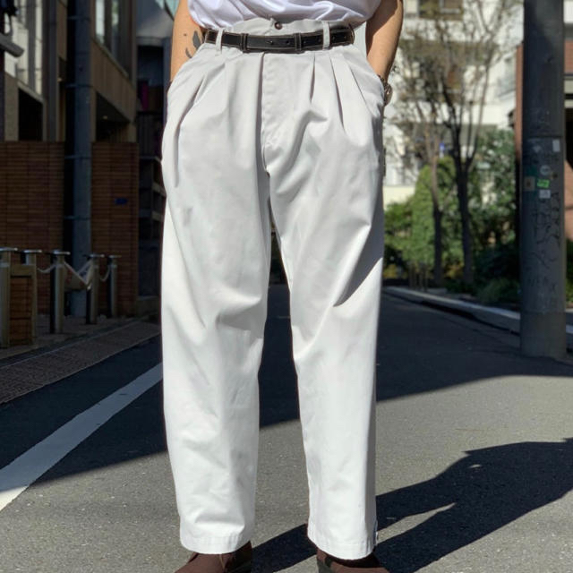 Toironier（トワロニエ）ワイドチノパンツ20ss