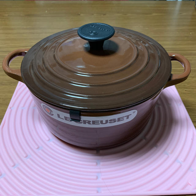 LE CREUSET - ル クルーゼ ココット・ロンド 18cm チェスナッツの+