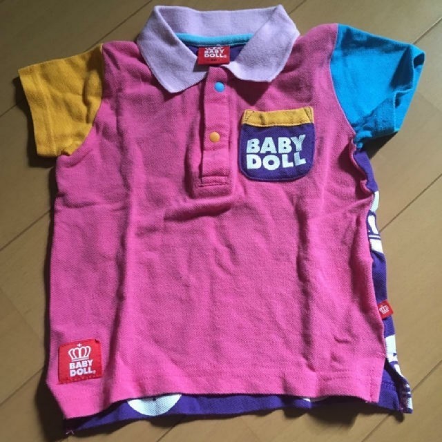 BABYDOLL(ベビードール)の女の子90シャツ ベビードール キッズ/ベビー/マタニティのキッズ服女の子用(90cm~)(Tシャツ/カットソー)の商品写真