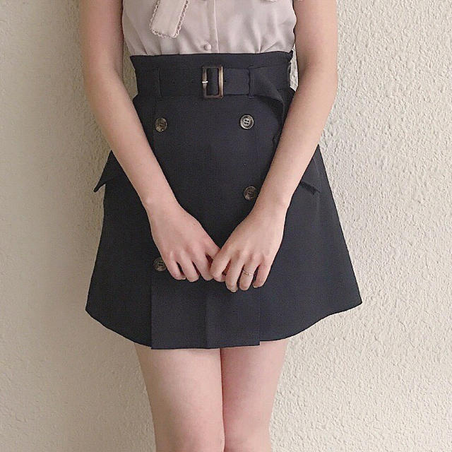 evelyn(エブリン)のAnMILLE トレンチミニスカート レディースのスカート(ミニスカート)の商品写真