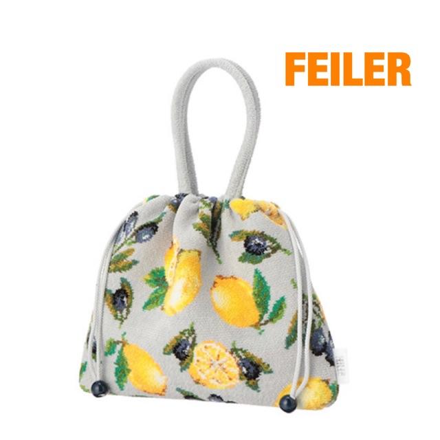 FEILER - ANA 機内販売限定　フェイラー　シチリアーノ柄　巾着バッグ