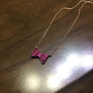 ジュエリーツツミ(JEWELRY TSUTSUMI)のジュエリーツツミ　ルビー　ネックレス(ネックレス)