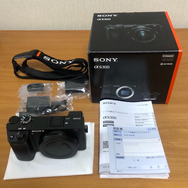 【美品】α6300 ボディ ILCE-6300