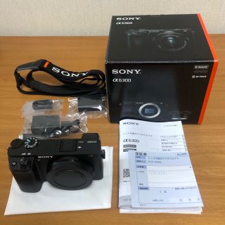 ソニー(SONY)の【美品】α6300 ボディ ILCE-6300(ミラーレス一眼)