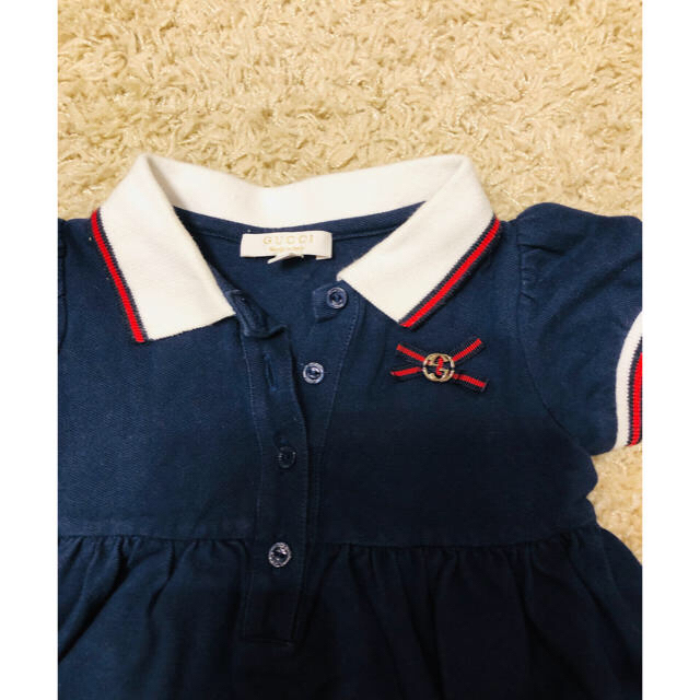 Gucci(グッチ)のGUCCI ワンピース　80 値下げ キッズ/ベビー/マタニティのベビー服(~85cm)(ワンピース)の商品写真