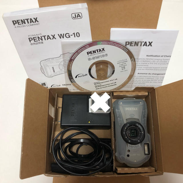 コンパクトデジタルカメラ最終値下げ　8点セット　PENTAX WG-10 BLACK