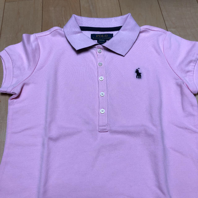 Ralph Lauren(ラルフローレン)の♫ポロラルフローレン♫ポロシャツ♫M(8-10)♫140／76 ♫ピンク レディースのトップス(ポロシャツ)の商品写真