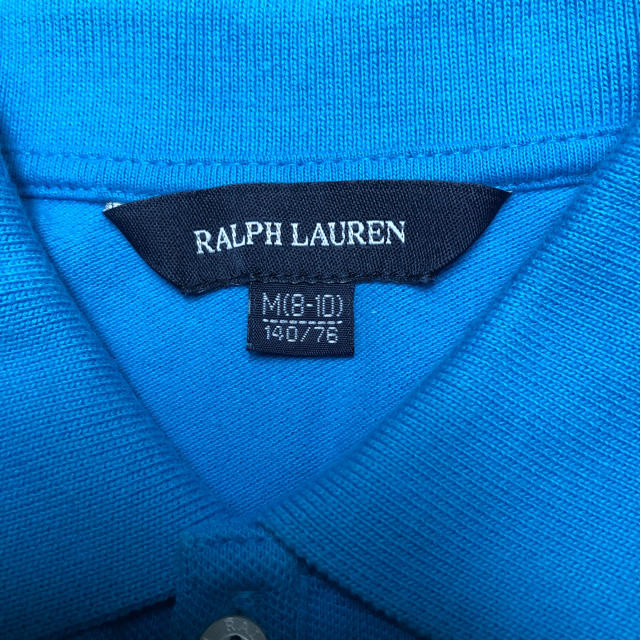 Ralph Lauren(ラルフローレン)の♫ラルフローレン♫キッズレディース♫ポロシャツ♫M(8-10)♫140／76 キッズ/ベビー/マタニティのキッズ服男の子用(90cm~)(Tシャツ/カットソー)の商品写真