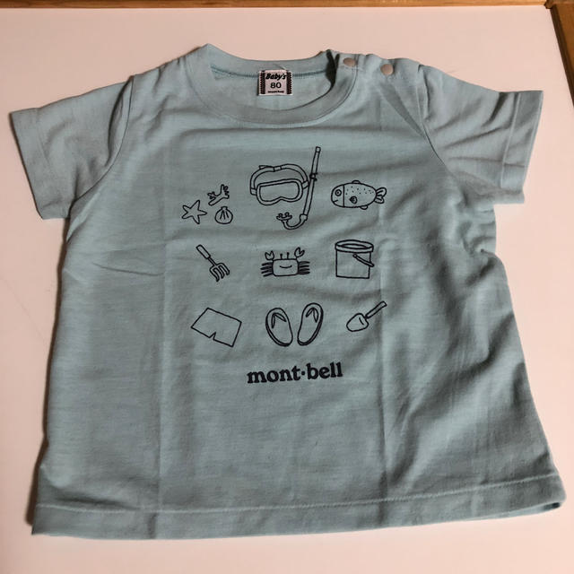 mont bell(モンベル)のmont-bell Tシャツ 80cm キッズ/ベビー/マタニティのベビー服(~85cm)(Ｔシャツ)の商品写真