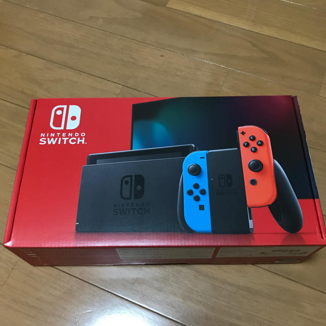 ゲームソフトゲーム機本体【新品未開封】Nintendo Switch 本体　ネオンブルー／レッド