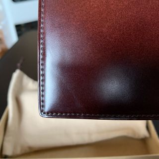 ☆GANZO☆ガンゾ 小銭入れ付き長財布 コードバンルチダ チョコ 小物 長