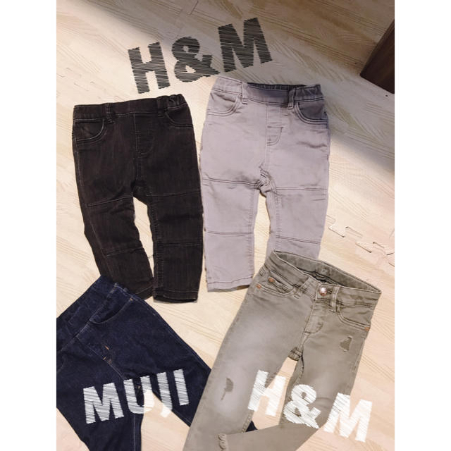 H&M(エイチアンドエム)の専用　H&M パンツセット キッズ/ベビー/マタニティのベビー服(~85cm)(パンツ)の商品写真