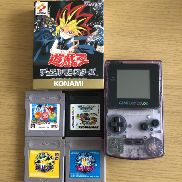 ゲームボーイ - ゲームボーイカラー 本体とソフト5本のセットの通販 by