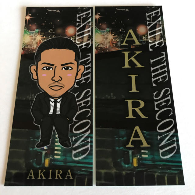 EXILE THE SECOND(エグザイルザセカンド)のAKIRA 千社札 エンタメ/ホビーのタレントグッズ(ミュージシャン)の商品写真