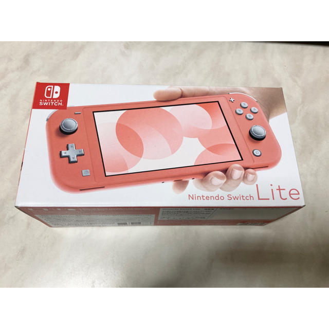 Nintendo Switch コーラル カバー 保護シート付