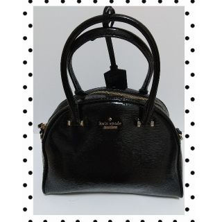 ケイトスペードサタデー(KATE SPADE SATURDAY)のKATE SPADE レザー ショルダー付き 2WAY ハンドバッグ black(ハンドバッグ)