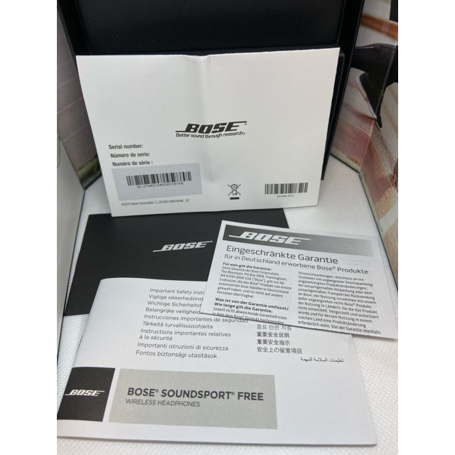 BOSE SOUNDSPORT FREE WIRELESS BLACK BOSE SOUNDSPORT FREE WIRELESS BLACK