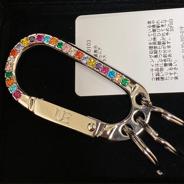 uniform experiment(ユニフォームエクスペリメント)のuniform experiment zirconia carabiner メンズのファッション小物(キーホルダー)の商品写真