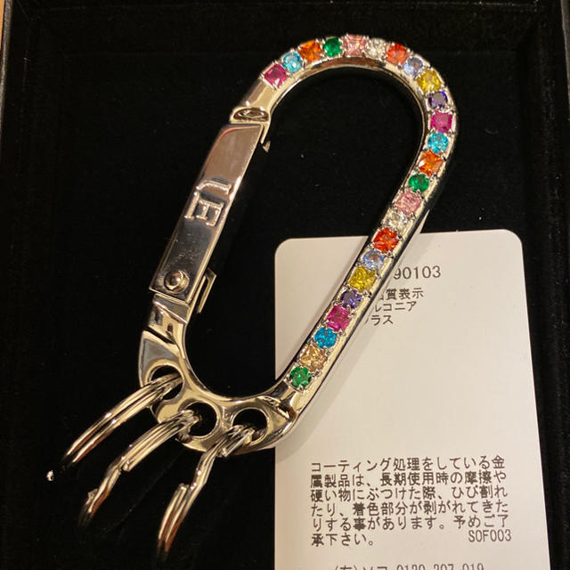 uniform experiment(ユニフォームエクスペリメント)のuniform experiment zirconia carabiner メンズのファッション小物(キーホルダー)の商品写真