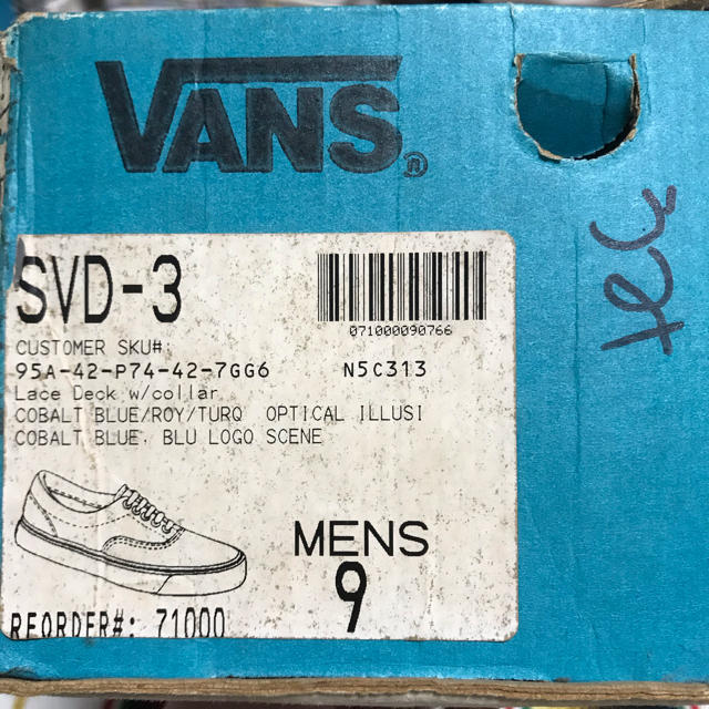 VANS(ヴァンズ)の確認用　80's vans era deadstock サイドテープ メンズの靴/シューズ(スニーカー)の商品写真