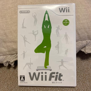 ウィー(Wii)のWii fit 任天堂　ウィーフィット(家庭用ゲームソフト)