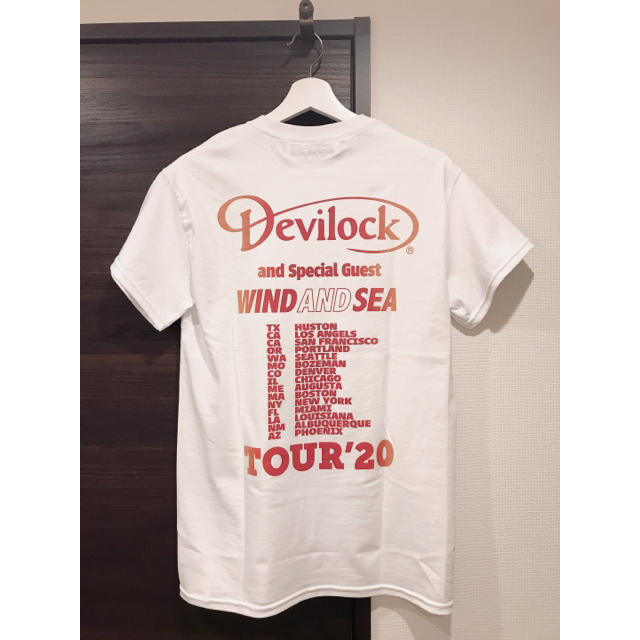 SEA(シー)のWIND AND SEA x DEVILOCK TOUR TEE シャツ メンズのトップス(Tシャツ/カットソー(半袖/袖なし))の商品写真