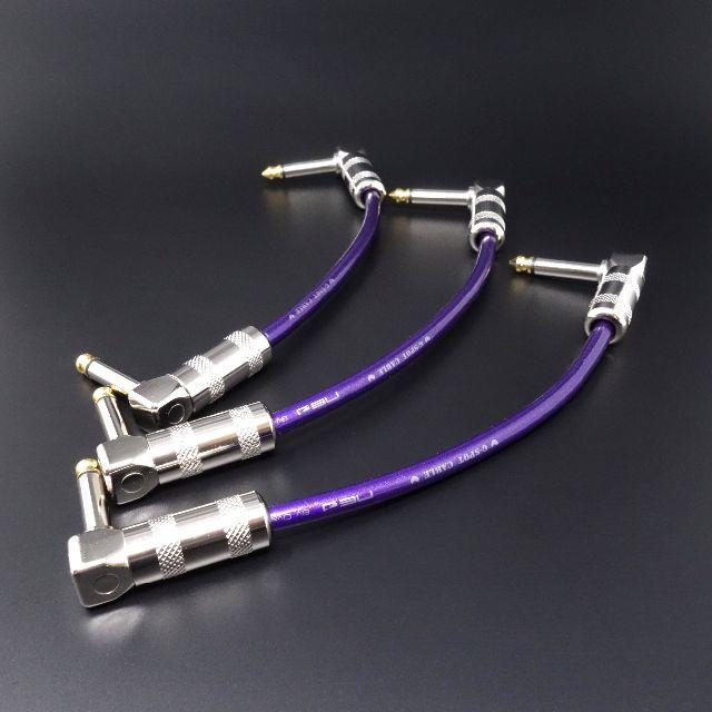 OYAIDE G-SPOT CABLE 15cm 3本セット 楽器のギター(シールド/ケーブル)の商品写真