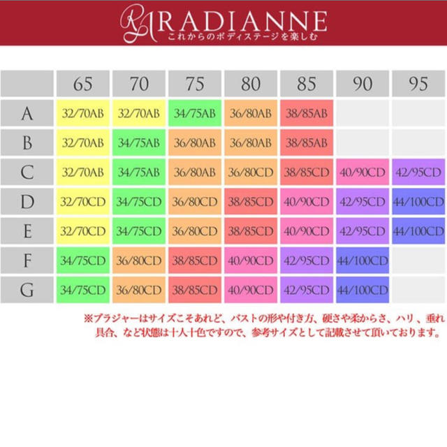 ラディアンヌ　脇肉カップインブラ レディースの下着/アンダーウェア(ブラ)の商品写真