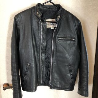 管理番号美品 90s FOOR STEP シングルライダースジャケット 牛革