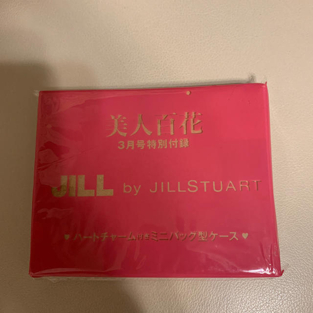 JILL by JILLSTUART(ジルバイジルスチュアート)の【あんmama様専用】JILL BY ハートチャーム付ミニバッグ型ケース  インテリア/住まい/日用品のインテリア小物(小物入れ)の商品写真