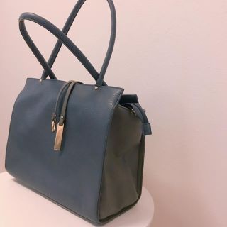 コムサイズム(COMME CA ISM)のCOMME CA ISM トートバッグ ネイビー×グレイ(トートバッグ)