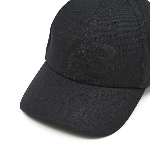 Y-3(ワイスリー)のY-3 ワイスリー ブラックキャップ LOGO CAP FQ6974 メンズの帽子(キャップ)の商品写真