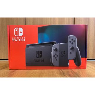 ニンテンドースイッチ(Nintendo Switch)の【新品 即発送】 新型 NINTENDO Switch 本体 グレー(家庭用ゲーム機本体)