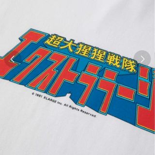 エクストララージ(XLARGE)のL/S TEE XL POWER RANGERS TEE (Tシャツ/カットソー(七分/長袖))