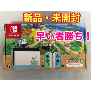 ニンテンドースイッチ(Nintendo Switch)のNintendo Switch あつまれ どうぶつの森セット 同梱版 スイッチ(家庭用ゲーム機本体)